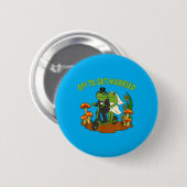 Kikker Meme Bruiloft Bachelorette Feest Gaat Trouw Ronde Button 5,7 Cm (Voorkant /achterkant)