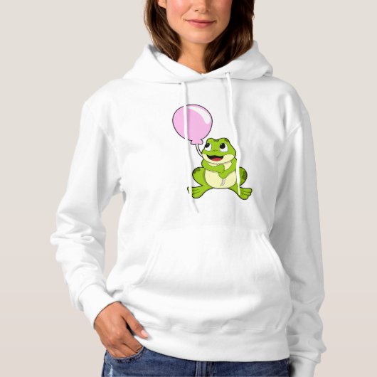 Kikker met ballon hoodie (Voorkant)