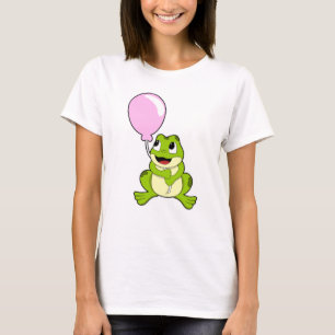Kikker met ballon t-shirt