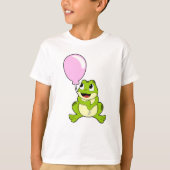 Kikker met ballon t-shirt (Voorkant)