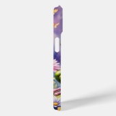 Kikker met bloem digitale kunst Case-Mate iPhone case (Achterkant / Rechts)