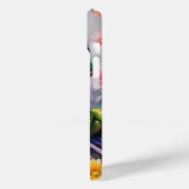 Kikker met bloem digitale kunst Case-Mate iPhone case (Achterkant / Links)