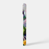 Kikker Met Bloem Digitale Kunst iPhone 15 Case (Linkerkant)