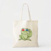 Kikker met bril tote bag (Voorkant)
