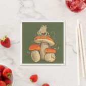  kikker met champignons cottagecore servet (Insitu)