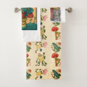 Kikker met champignonvormig ontwerp bad handdoek (Insitu)