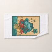 Kikker met champignonvormig ontwerp bad handdoek (Handdoek)