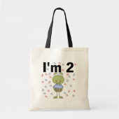 Kikker met cupcake 2e verjaardag Tshirts Tote Bag (Voorkant)