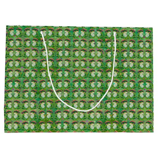 Kikker met de naam Clover Groot Cadeauzakje (Achterkant)