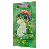 Kikker met de naam Clover Klembord (Links)