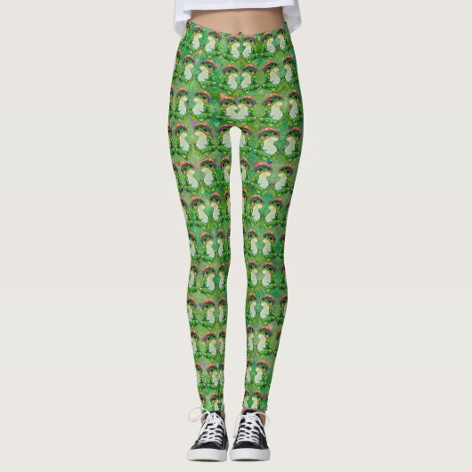 Kikker met de naam Clover Leggings (Voorkant)