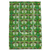 Kikker met de naam Clover Medium Cadeauzakje (Achterkant)