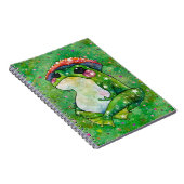 Kikker met de naam Clover Notitieboek (Rechterzijde)