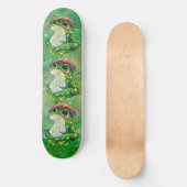 Kikker met de naam Clover Persoonlijk Skateboard (Voorkant)