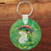 Kikker met de naam Clover Sleutelhanger (Achterkant)