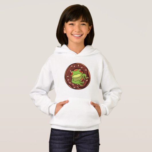 Kikker met Donut (Voorkant volledig)