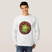Kikker met Donut T-shirt (Voorkant volledig)