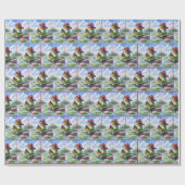 Kikker met een Mok bier Cadeaupapier (Vlak)