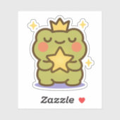 Kikker met een Star Sticker (Vel)