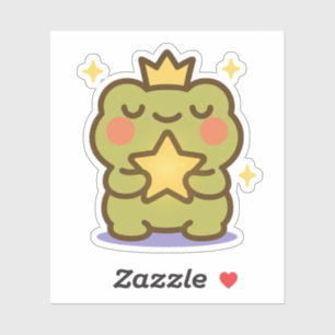 Kikker met een Star Sticker