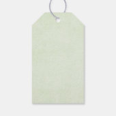 Kikker met groene hoed Schattige St. Patrick's Day Cadeaulabel (Achterkant)