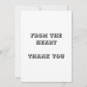 Kikker met handgetekende groene boomkikker bedankkaart (Achterkant)