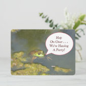 KIKKER MET HOOFD UIT HET WATER GESPRONGEN KAART (Staand voorkant)