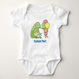 Kikker met Icecream Baby Bodysuit