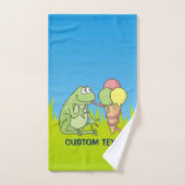 Kikker met Icecream Bad Handdoek (Handdoek)