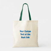 Kikker met Icecream-Canvas tas (Achterkant)
