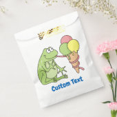 Kikker met Icecream Favor Bag Bedankzakje (Gezegeld)