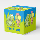 Kikker met Icecream Favor Box Bedankdoosjes (Voorkant Zijde)