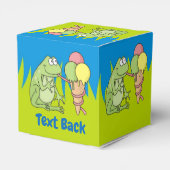 Kikker met Icecream Favor Box Bedankdoosjes (Achterkant)