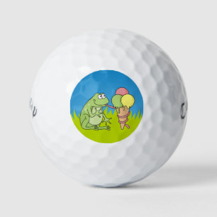 Kikker met Icecream Golfballen