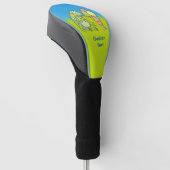 Kikker met Icecream Golfheadcover (Schuin)