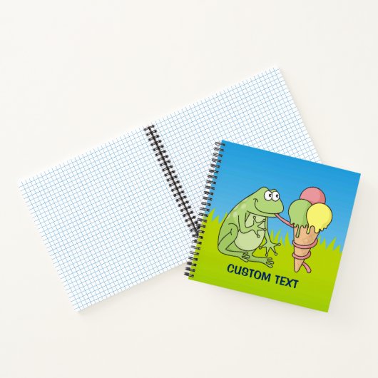 Kikker met Icecream Notitieboek (Binnen)