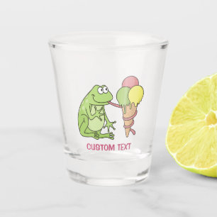 Kikker met Icecream Shot Glas