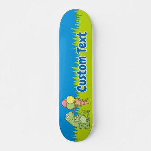 Kikker met Icecream Skateboard