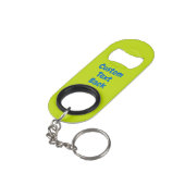 Kikker met Icecream Sleutelhanger Bottle Opener Mini Flessenopener (Achterkant Gekanteld)
