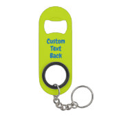 Kikker met Icecream Sleutelhanger Bottle Opener Mini Flessenopener (Achterkant)
