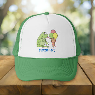 Kikker met Icecream Trucker Hat Pet