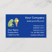 Kikker met Icecream Visitekaartje (Voorkant)