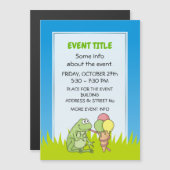 Kikker met ijsje (Voorkant / Achterkant)