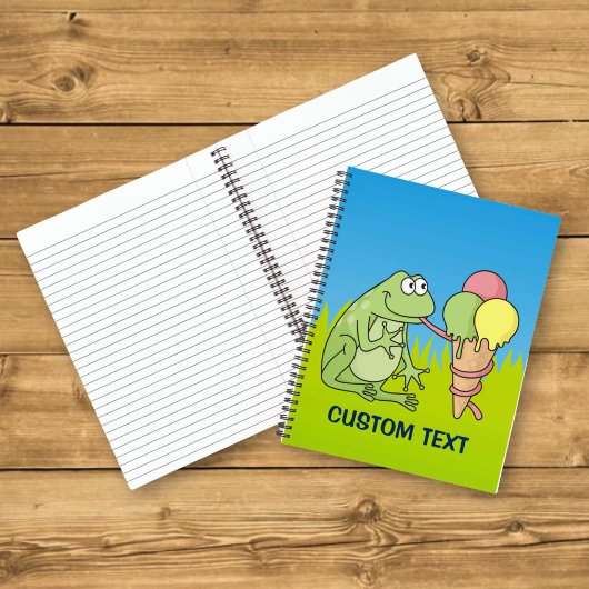 Kikker met Ijsje Notitieboek