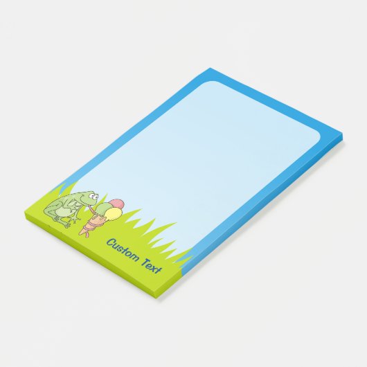 Kikker met Ijsje Post-it® Notes (Schuin)
