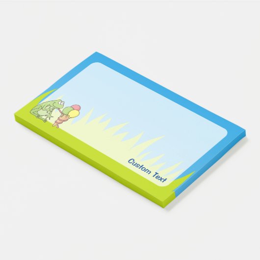 Kikker met Ijsje Post-it® Notes (Schuin)