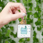 Kikker met jeans sleutelhanger (Hand)