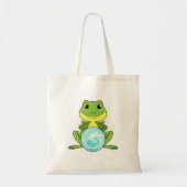 Kikker met kristalbal tote bag (Voorkant)