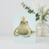 Kikker met kroon briefkaart (Staand voorkant)