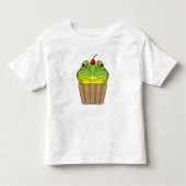 Kikker met Muffin Kinder Shirts (Voorkant)
